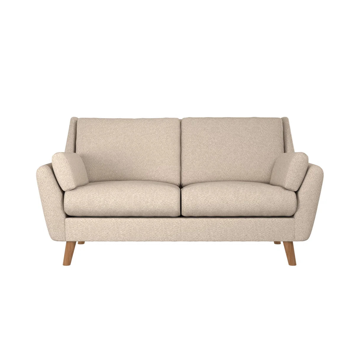 Milo Chunky Boucle 2 Seater Sofa Pebble – image 2