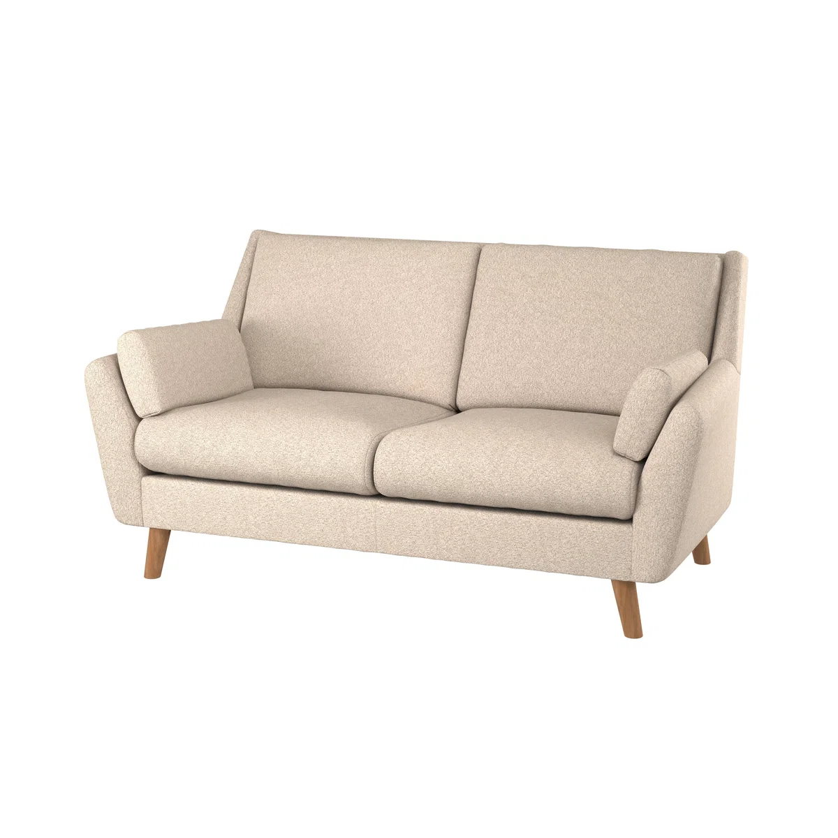 Milo Chunky Boucle 2 Seater Sofa Pebble – image 3