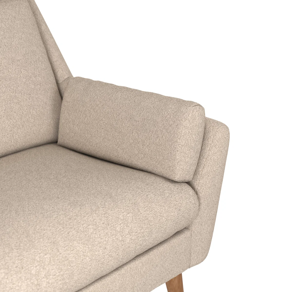 Milo Chunky Boucle 2 Seater Sofa Pebble – image 6