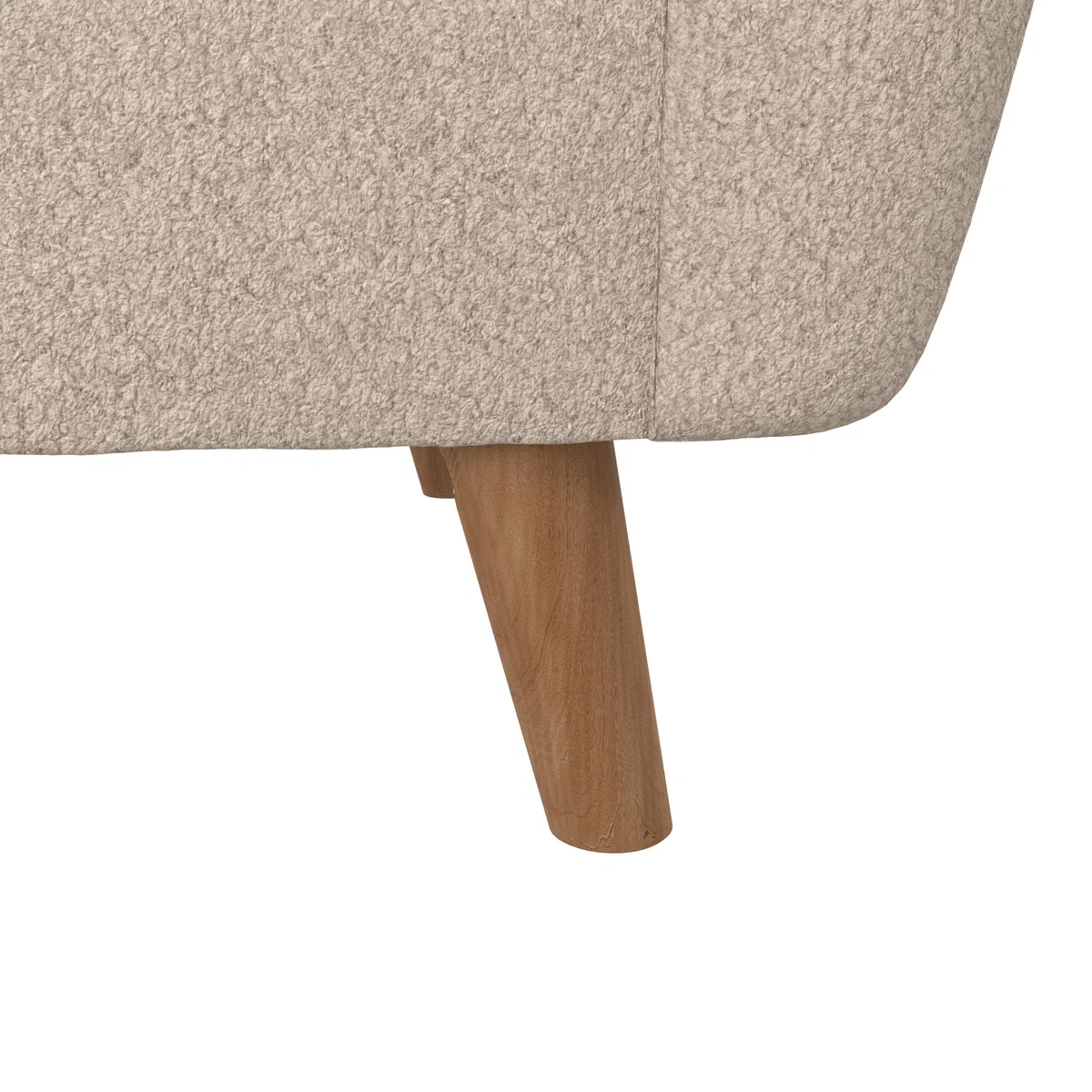 Milo Chunky Boucle 2 Seater Sofa Pebble – image 7