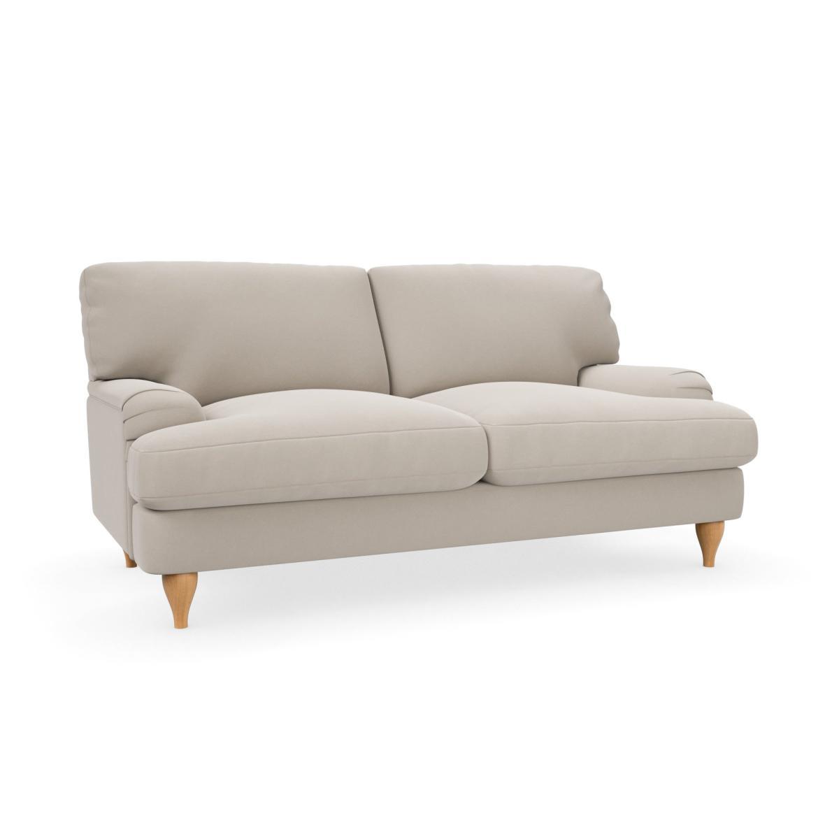Darwin Luxury Velvet 2 Seater Sofa Luxury Velvet Natural – image 2
