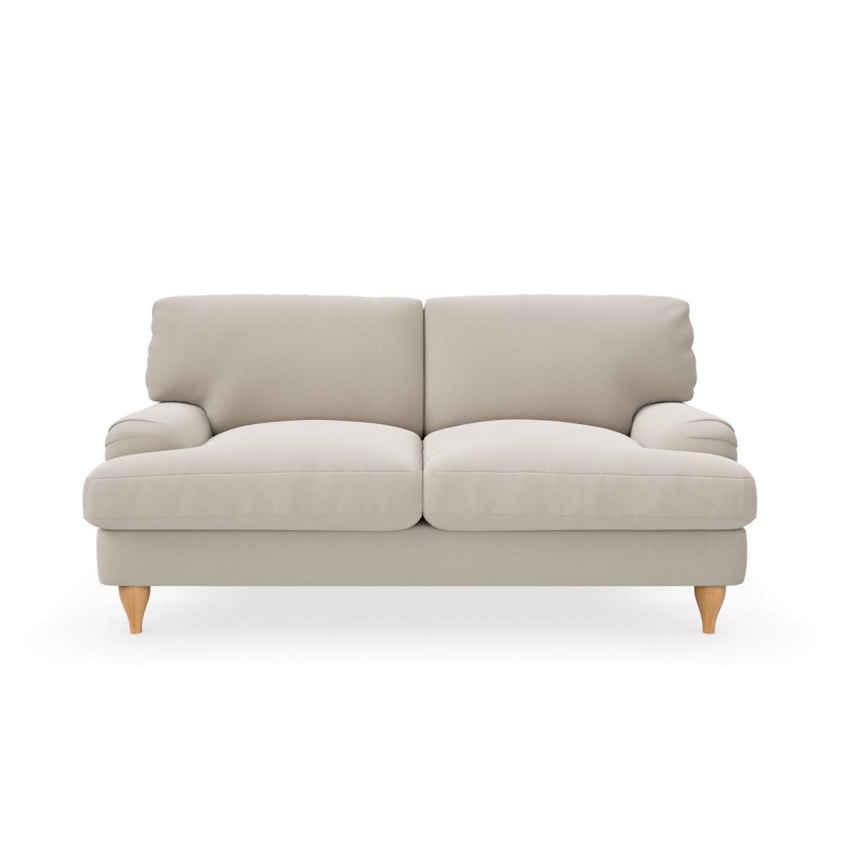 Darwin Luxury Velvet 2 Seater Sofa Luxury Velvet Natural – image 3