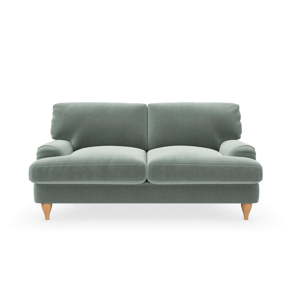 Darwin Luxury Velvet 2 Seater Sofa Luxury Velvet Lilypad – image 3