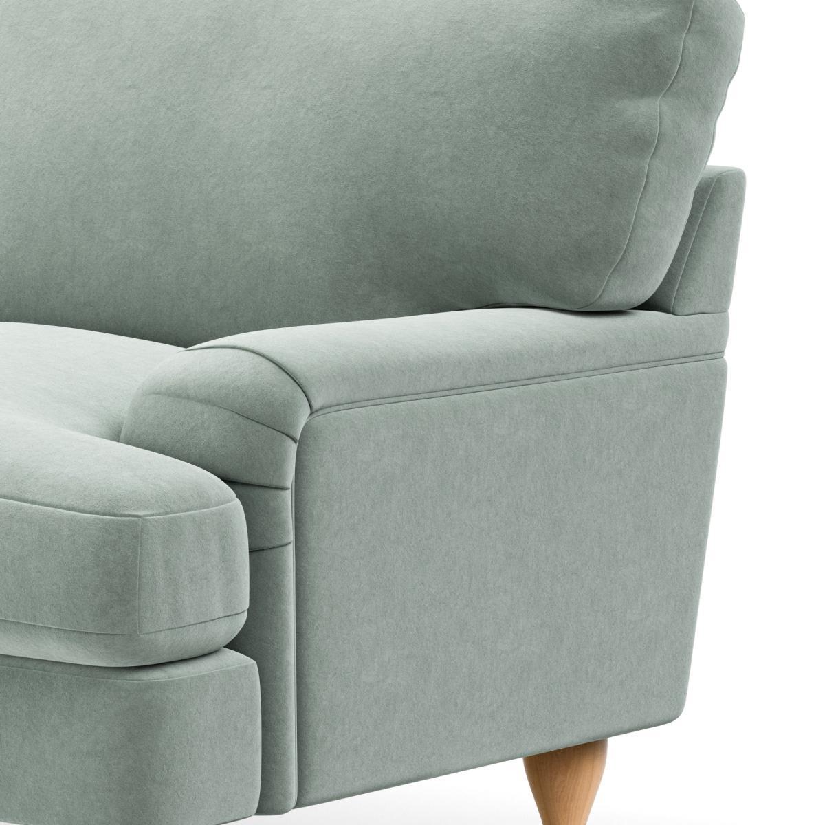 Darwin Luxury Velvet 2 Seater Sofa Luxury Velvet Lilypad – image 7