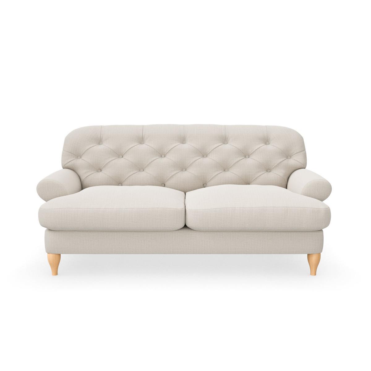 Canterbury Slub Cotton Blend 2 Seater Sofa Slub Cotton Sandstone – image 3