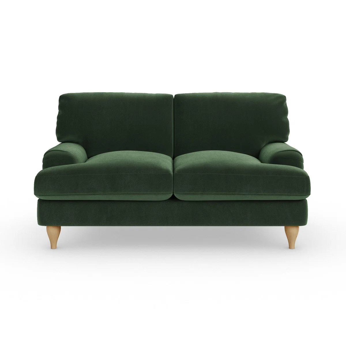 Darwin 2 Seater Sofa Cosy Velvet Bottle Green – image 6