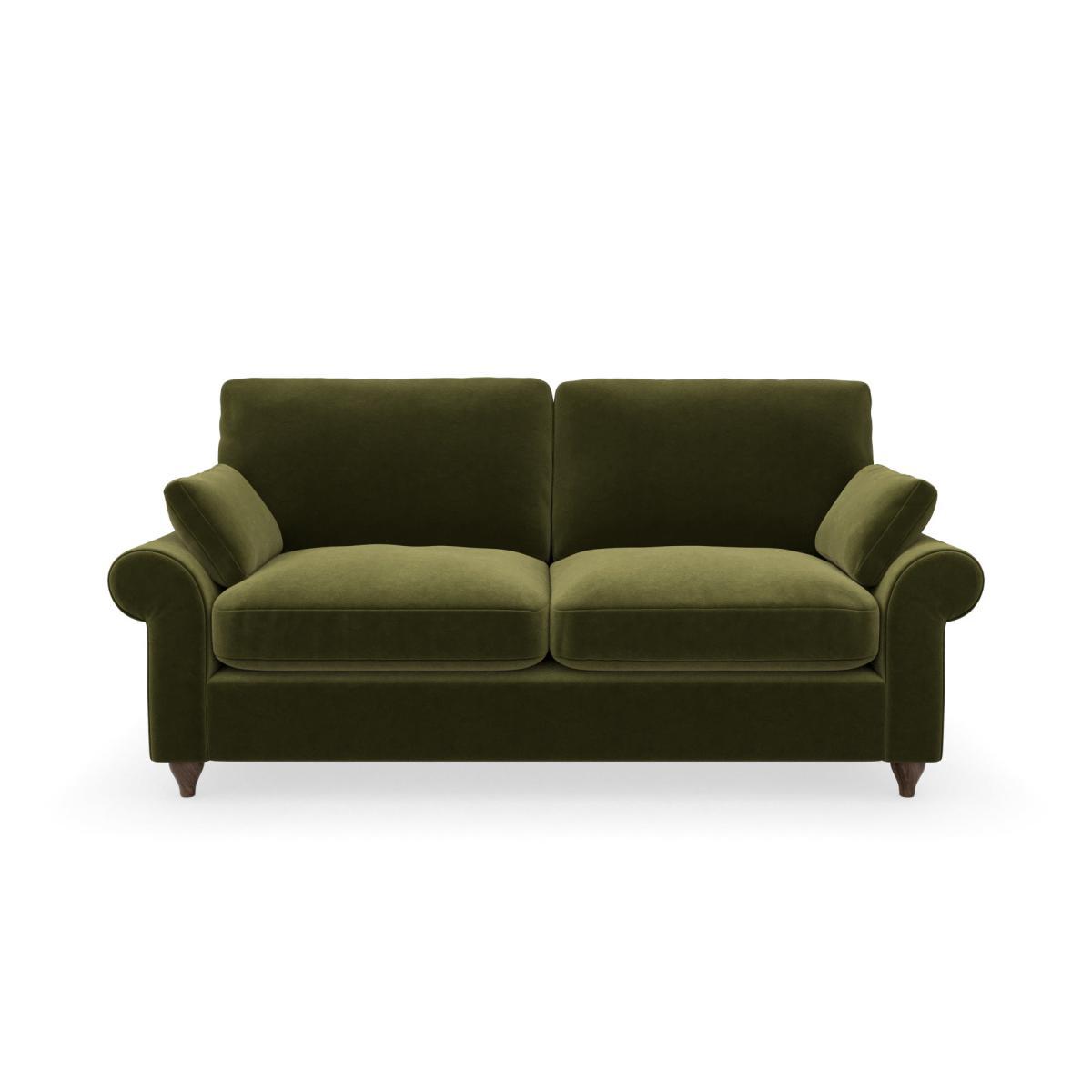 Salisbury Luxury Velvet 2 Seater Sofa Luxury Velvet Olive – image 3