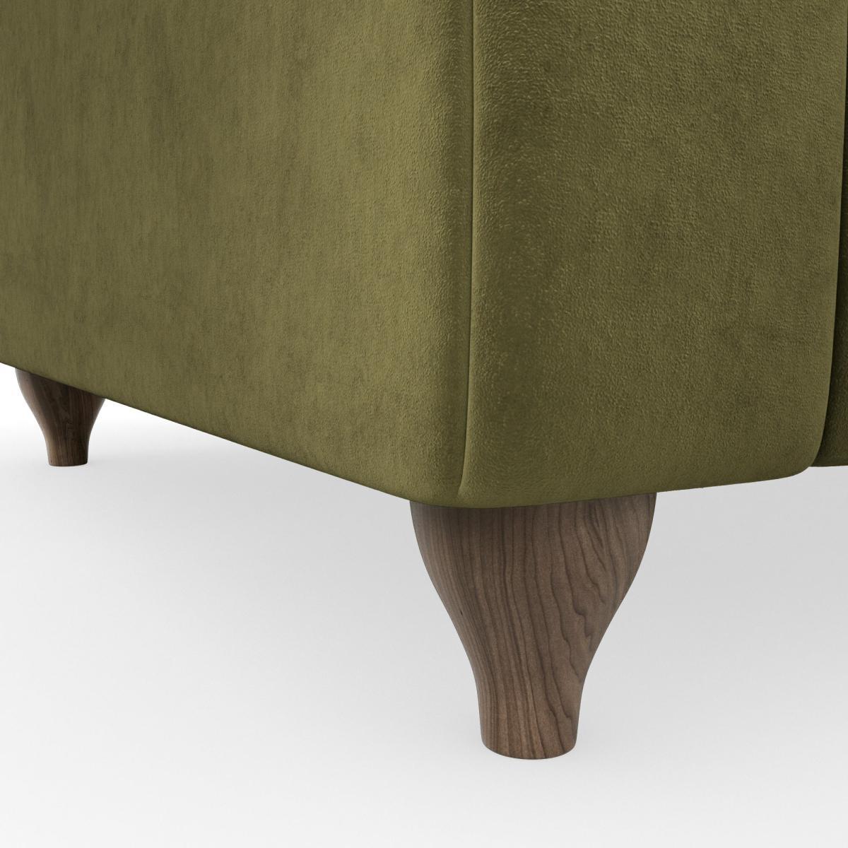 Salisbury Luxury Velvet 2 Seater Sofa Luxury Velvet Olive – image 6