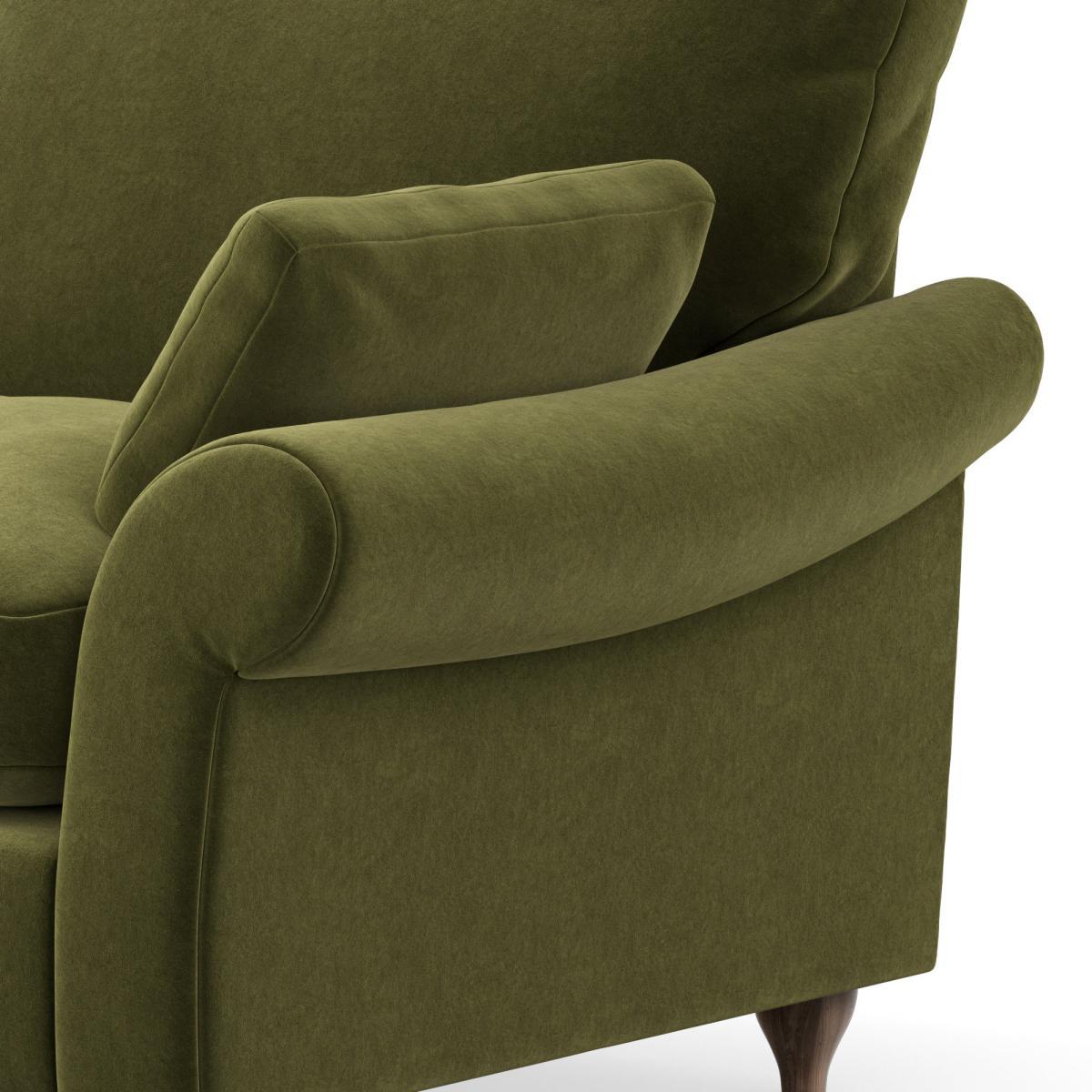 Salisbury Luxury Velvet 2 Seater Sofa Luxury Velvet Olive – image 7