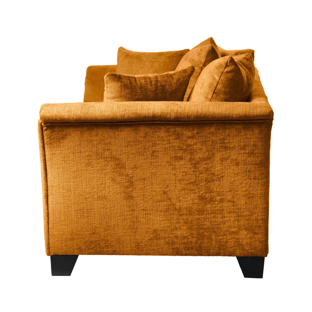 Giovanna Chenille 2 Seater Sofa Amber Gold – image 4