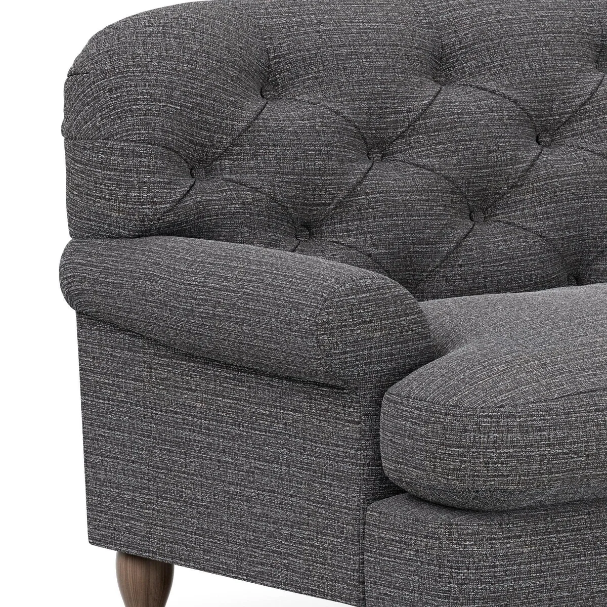Canterbury Textured Weave 2 Seater Sofa Textured Weave Graphite – image 6