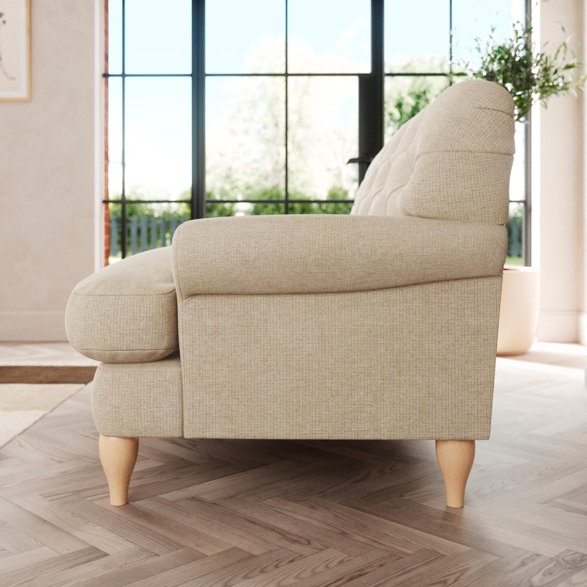 Canterbury 2 Seater Sofa Tonal Weave Natural – image 3