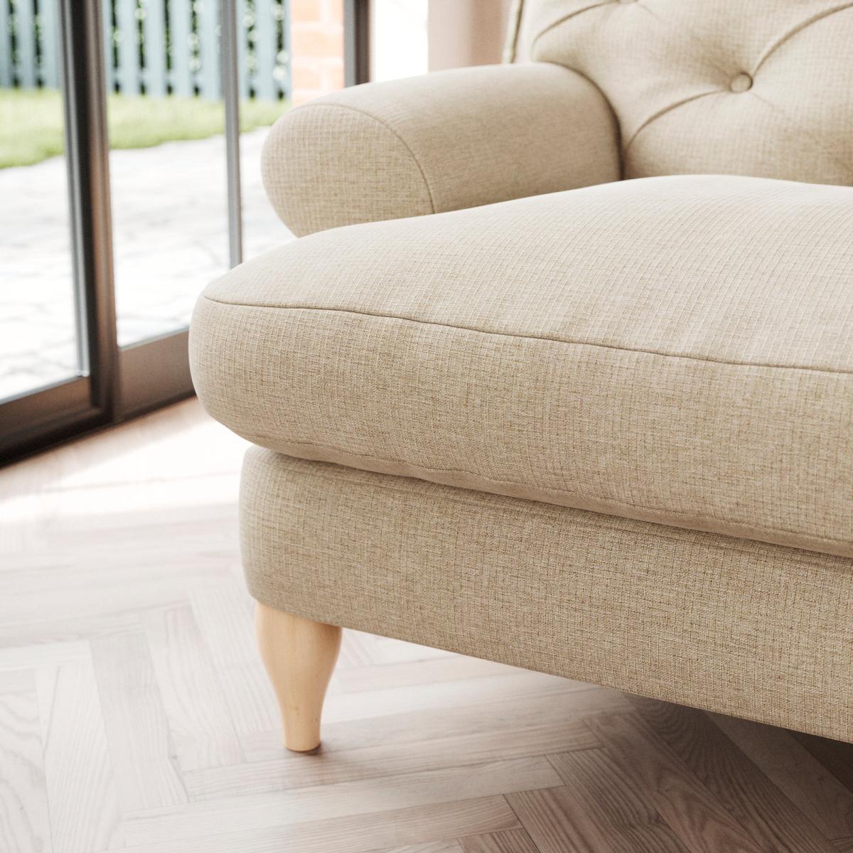 Canterbury 2 Seater Sofa Tonal Weave Natural – image 5