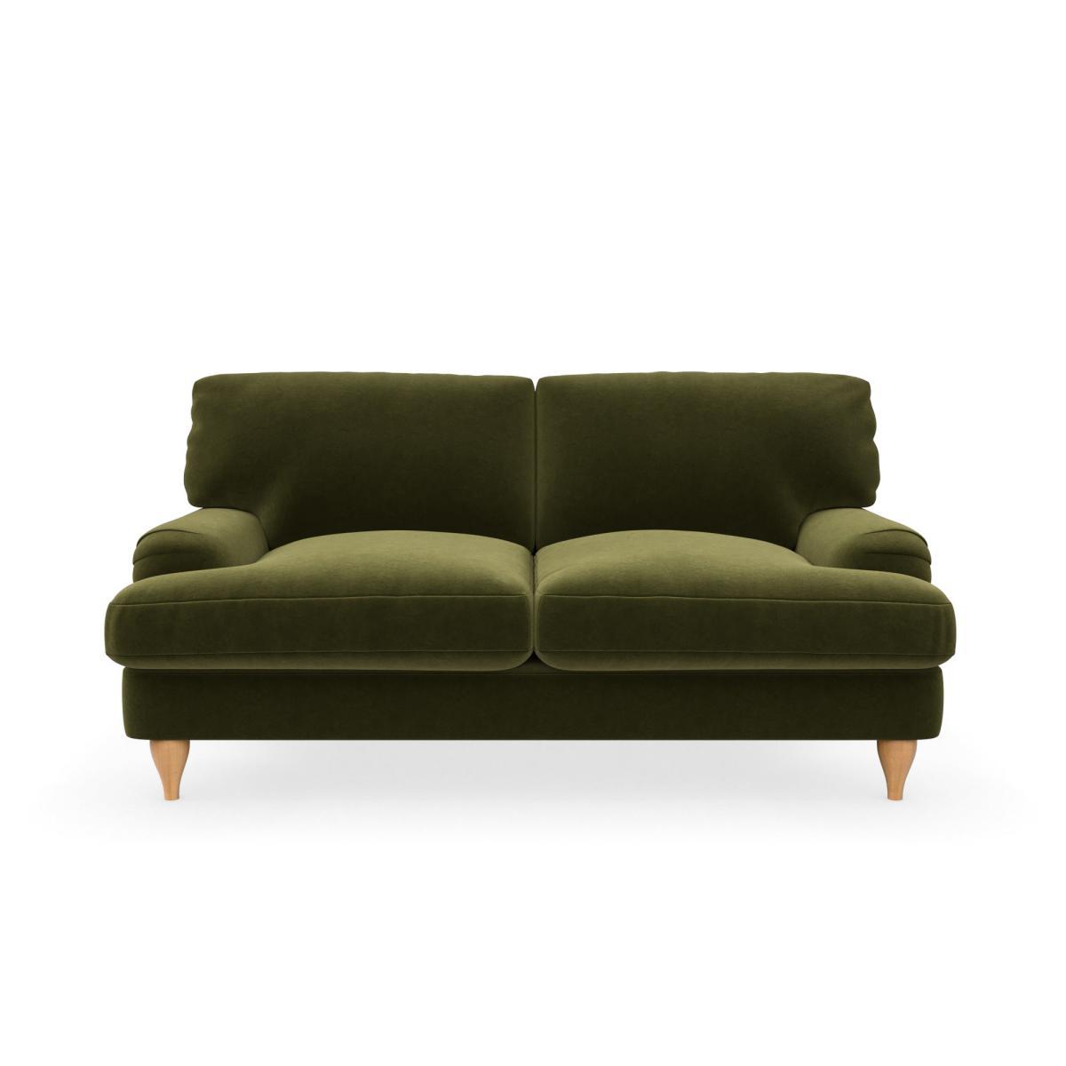 Darwin Luxury Velvet 2 Seater Sofa Luxury Velvet Olive – image 3
