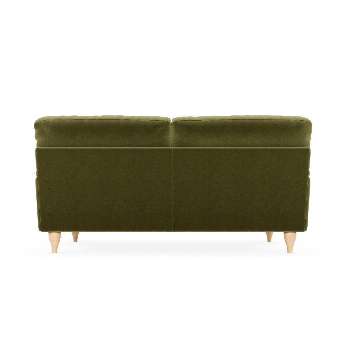 Darwin Luxury Velvet 2 Seater Sofa Luxury Velvet Olive – image 5