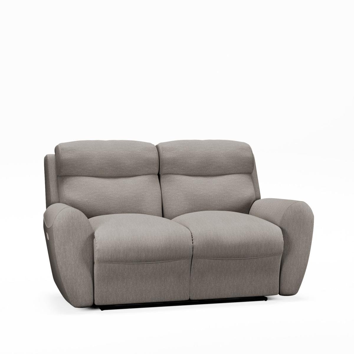Wareham 2 Seater Power Recliner Sofa Honeycomb Chenille Linen – image 9