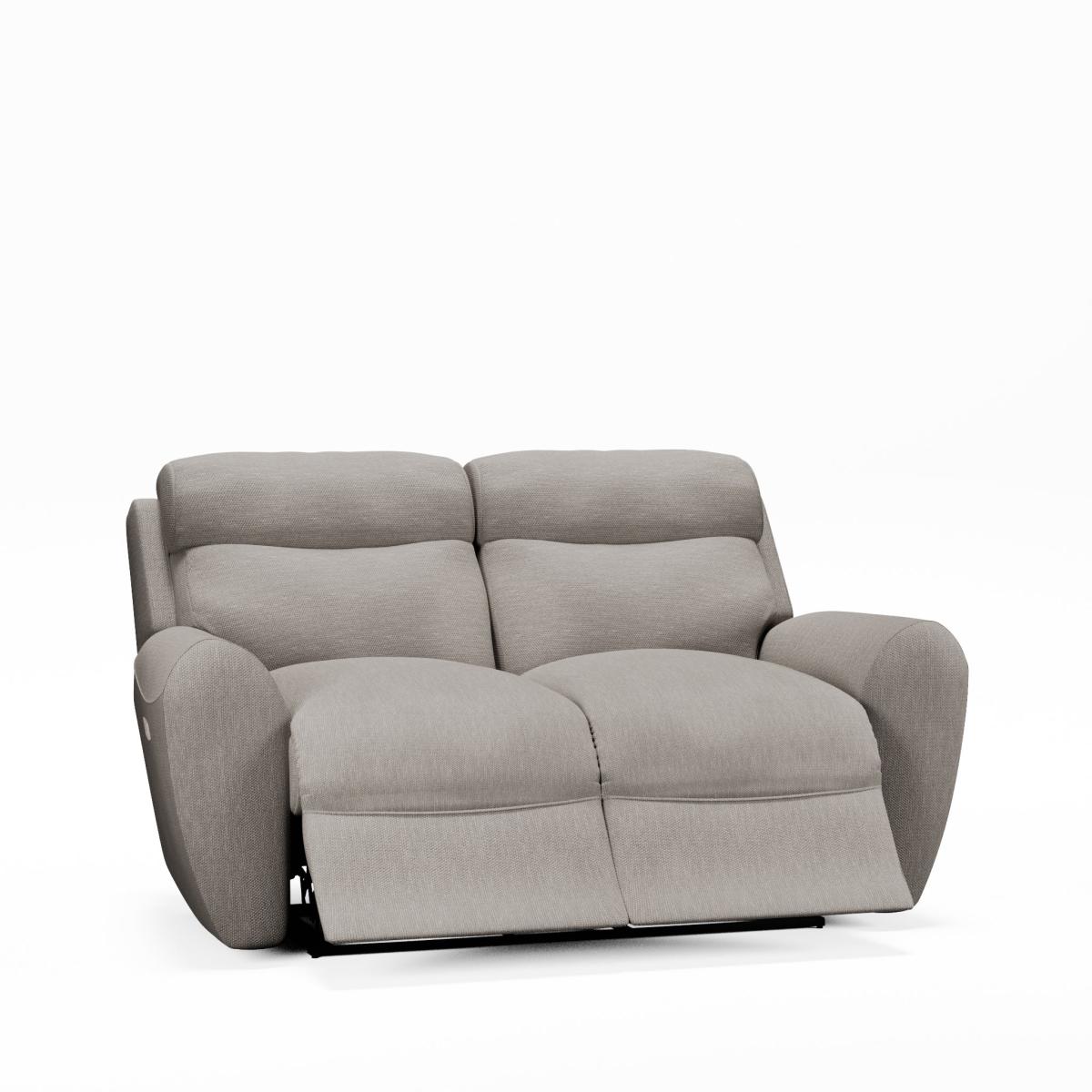 Wareham 2 Seater Power Recliner Sofa Honeycomb Chenille Linen – image 10