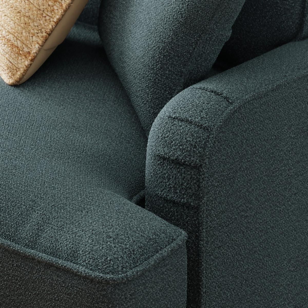 Beatrice Chunky Soft Chenille 2 Seater Sofa Chunky Soft Chenille Pacific – image 7