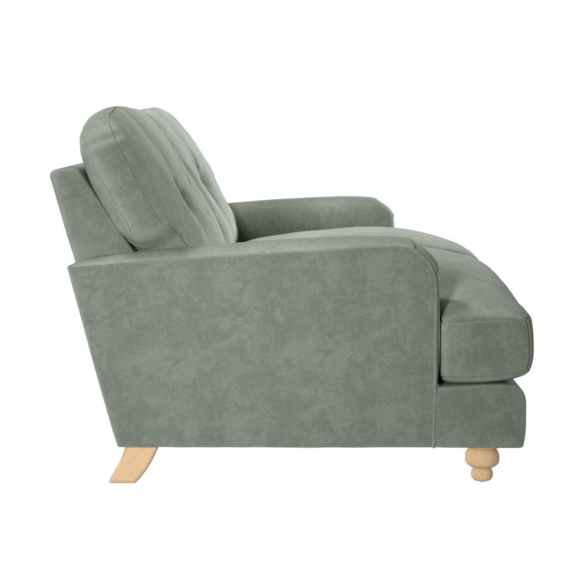 Martha Vintage Velvet 2 Seater Sofa Green – image 3