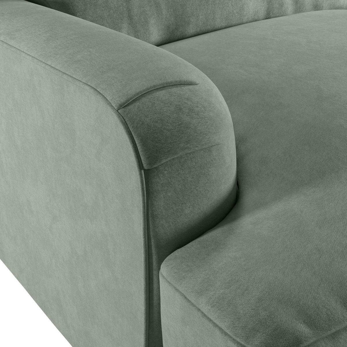 Martha Vintage Velvet 2 Seater Sofa Green – image 5