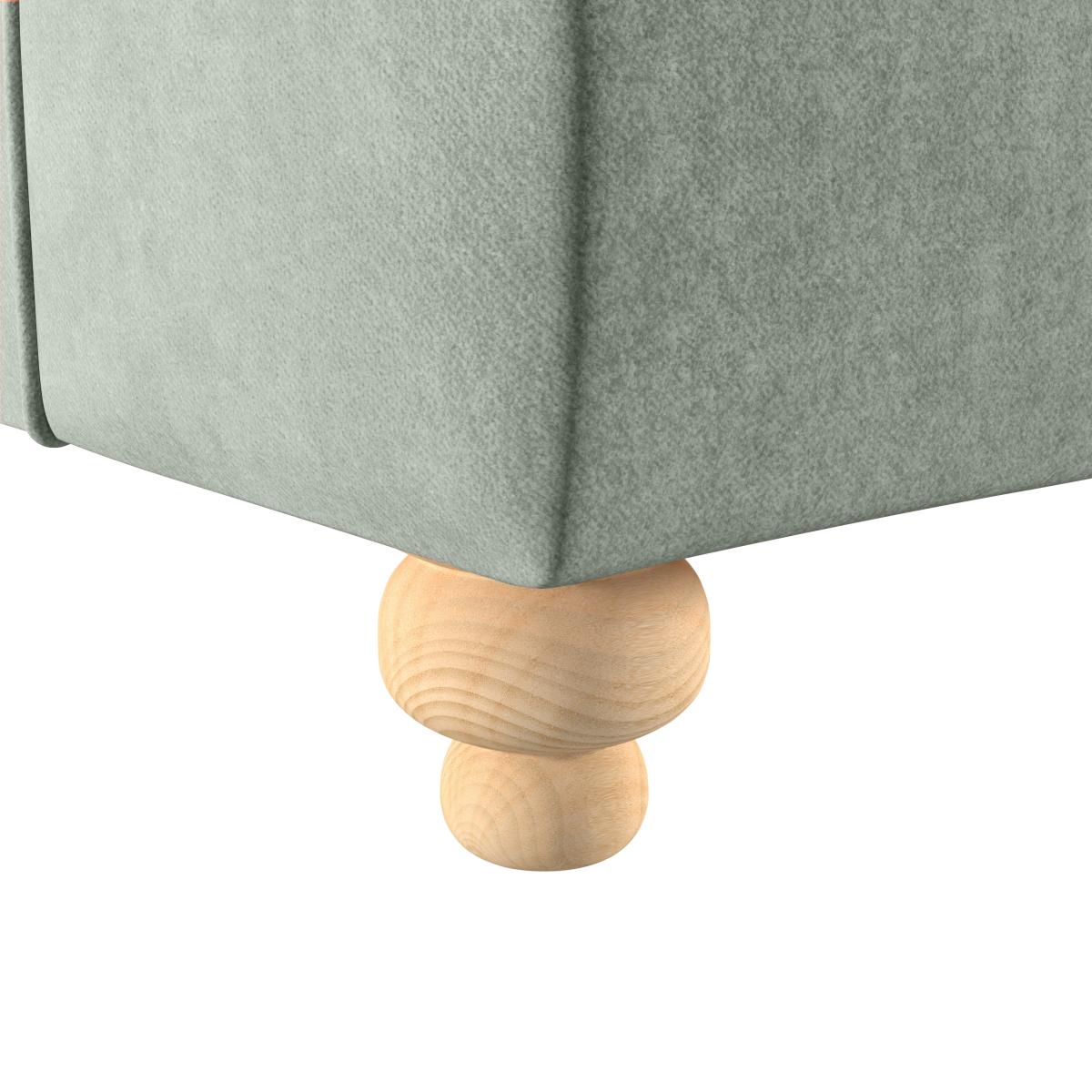 Martha Vintage Velvet 2 Seater Sofa Green – image 6
