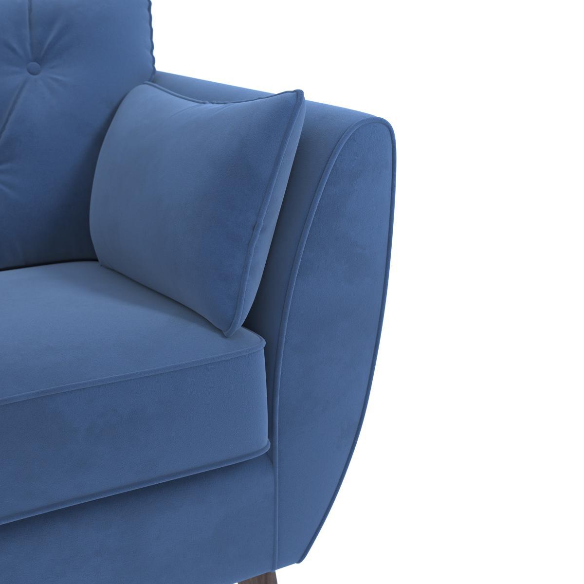 Dalston Velvet 2 Seater Sofa Marine (Blue) – image 6