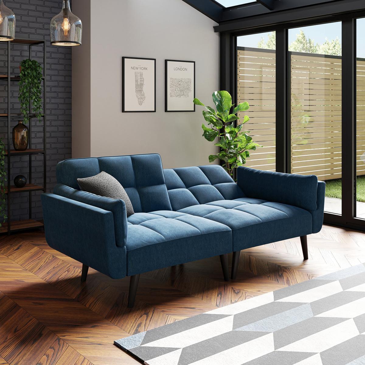 Colton Flatweave Clic Clac Chaise Navy (Blue) – image 2