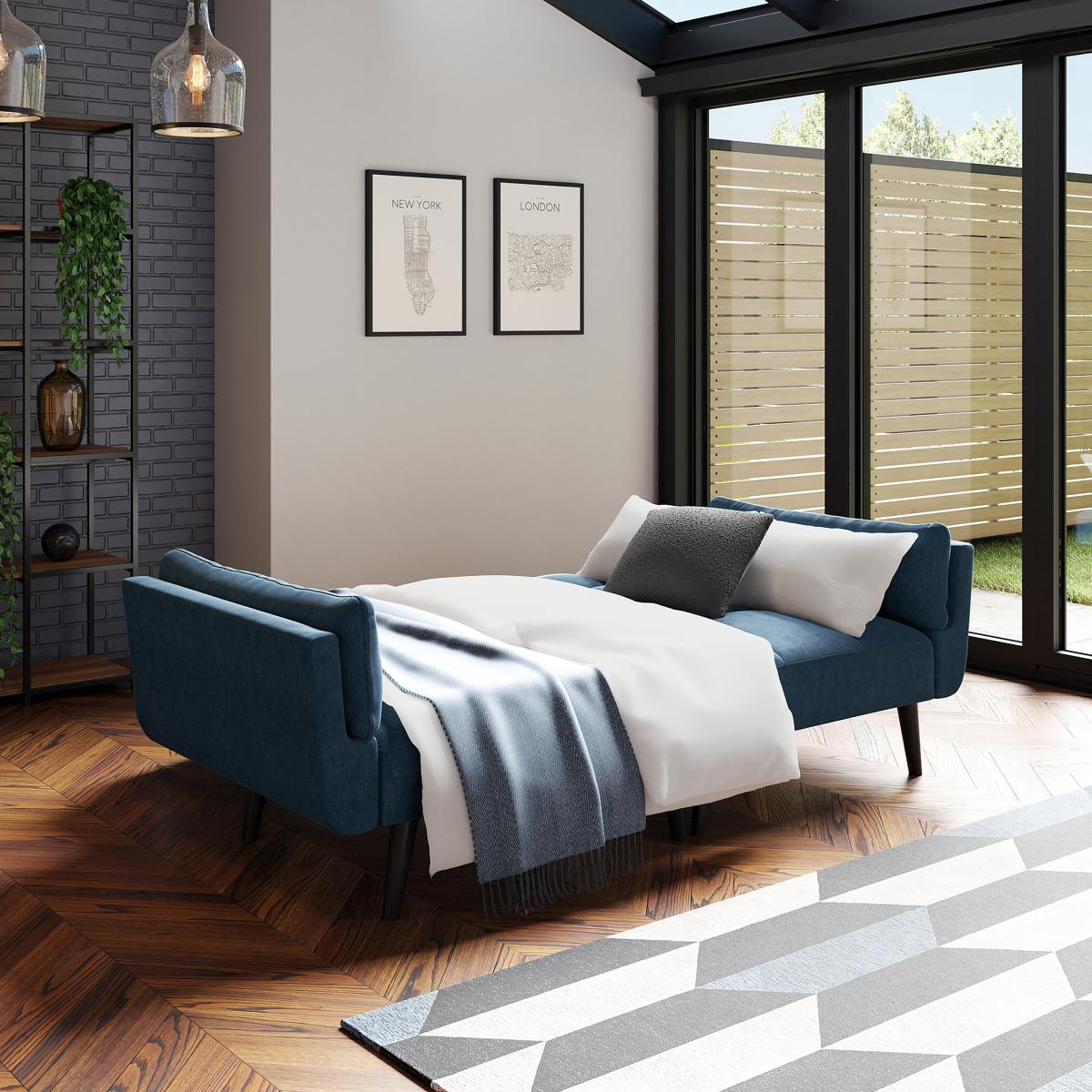Colton Flatweave Clic Clac Chaise Navy (Blue) – image 4