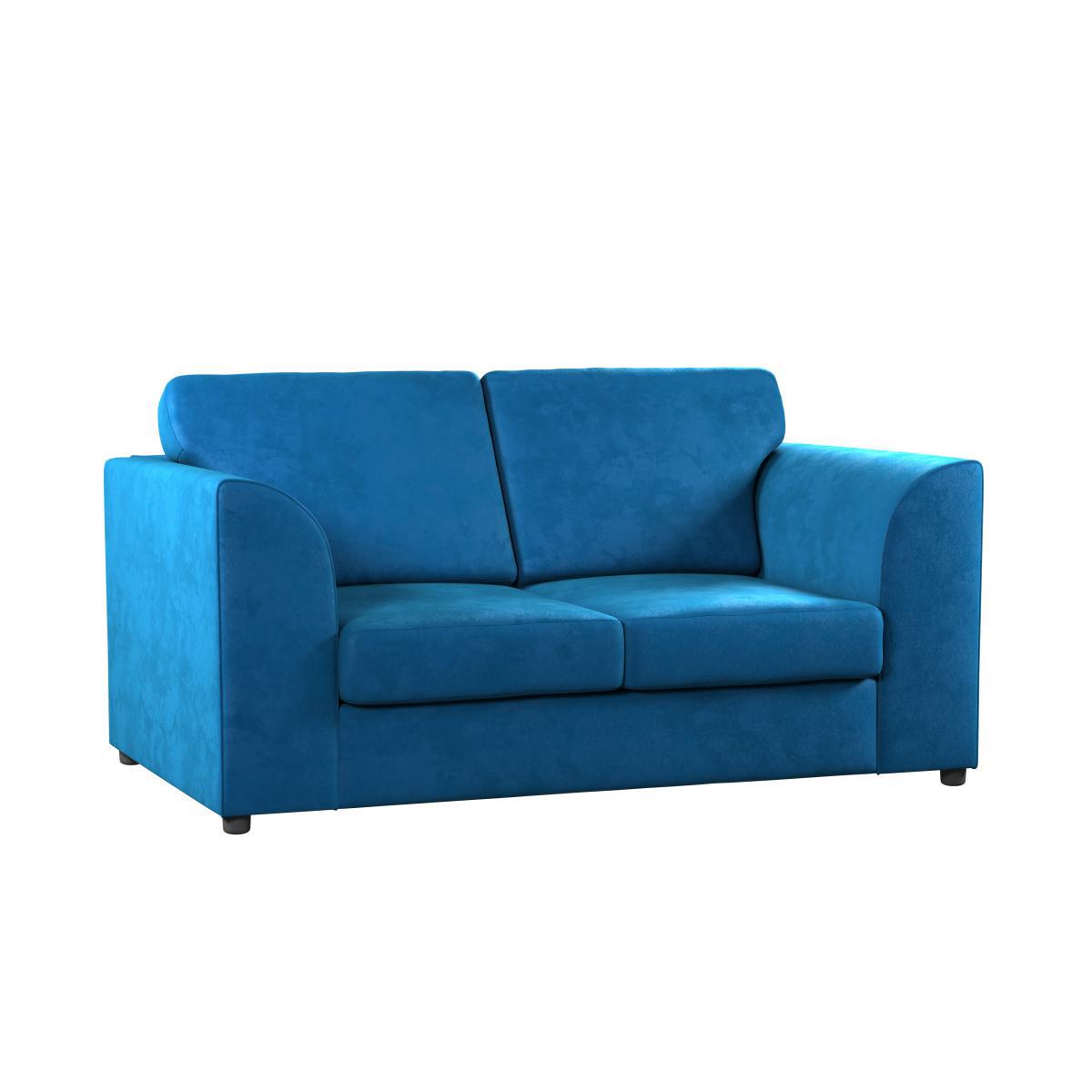 Blake Soft Velvet 2 Seater Sofa Royal Blue – image 2