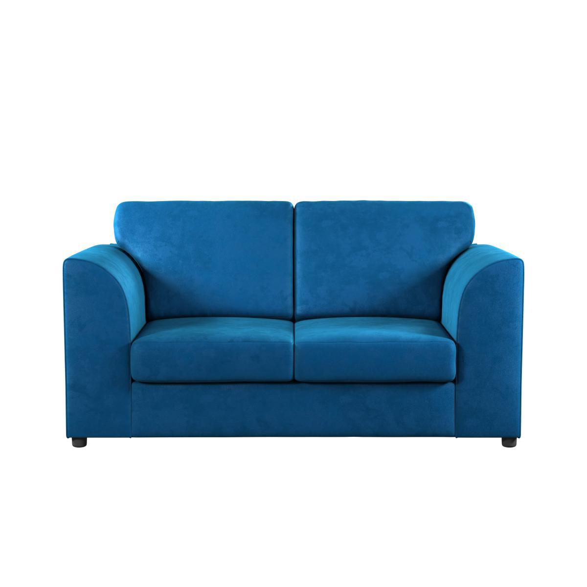 Blake Soft Velvet 2 Seater Sofa Royal Blue – image 3