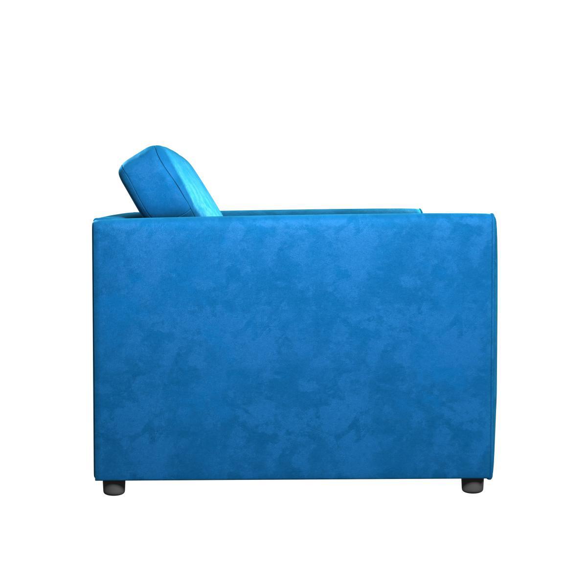 Blake Soft Velvet 2 Seater Sofa Royal Blue – image 5