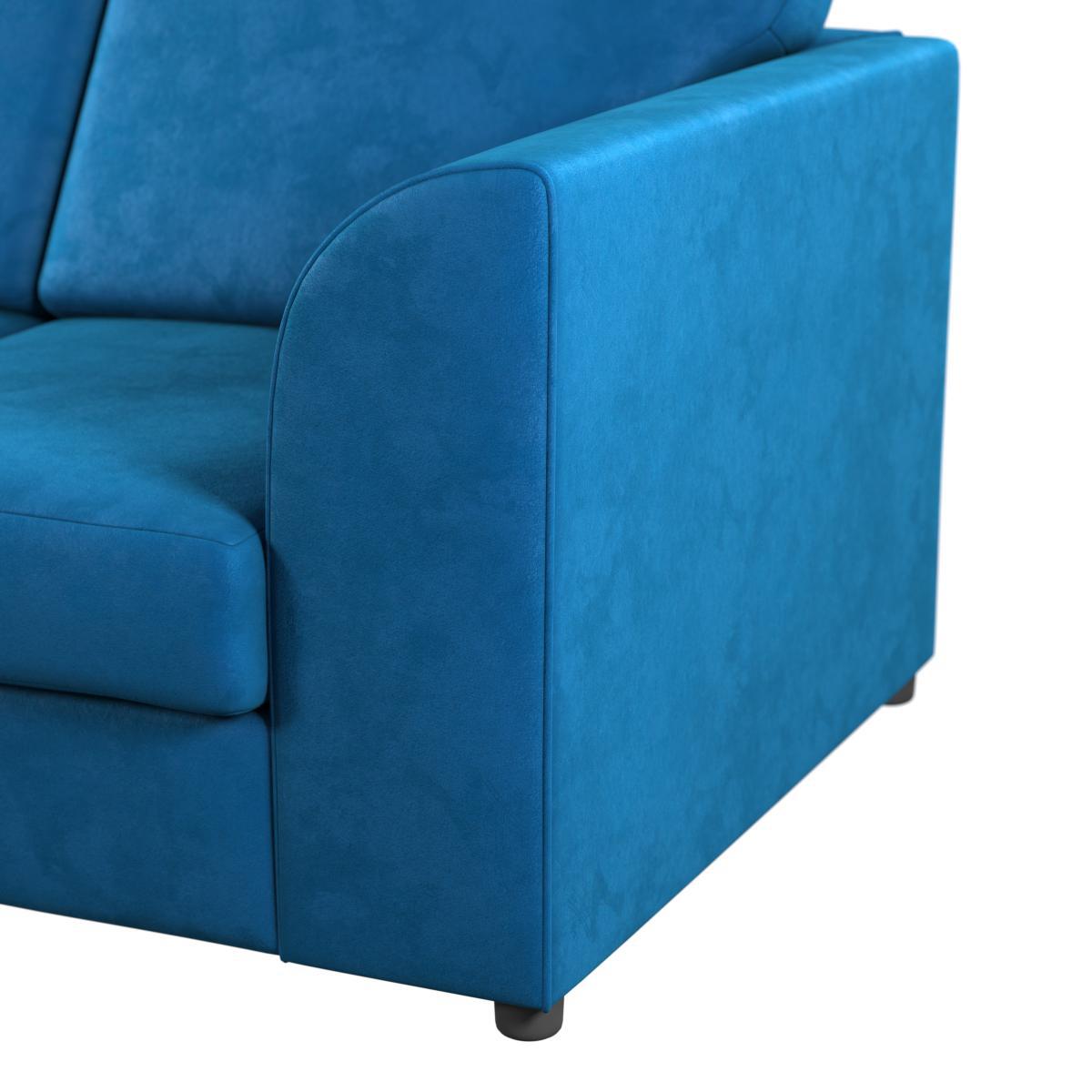 Blake Soft Velvet 2 Seater Sofa Royal Blue – image 6
