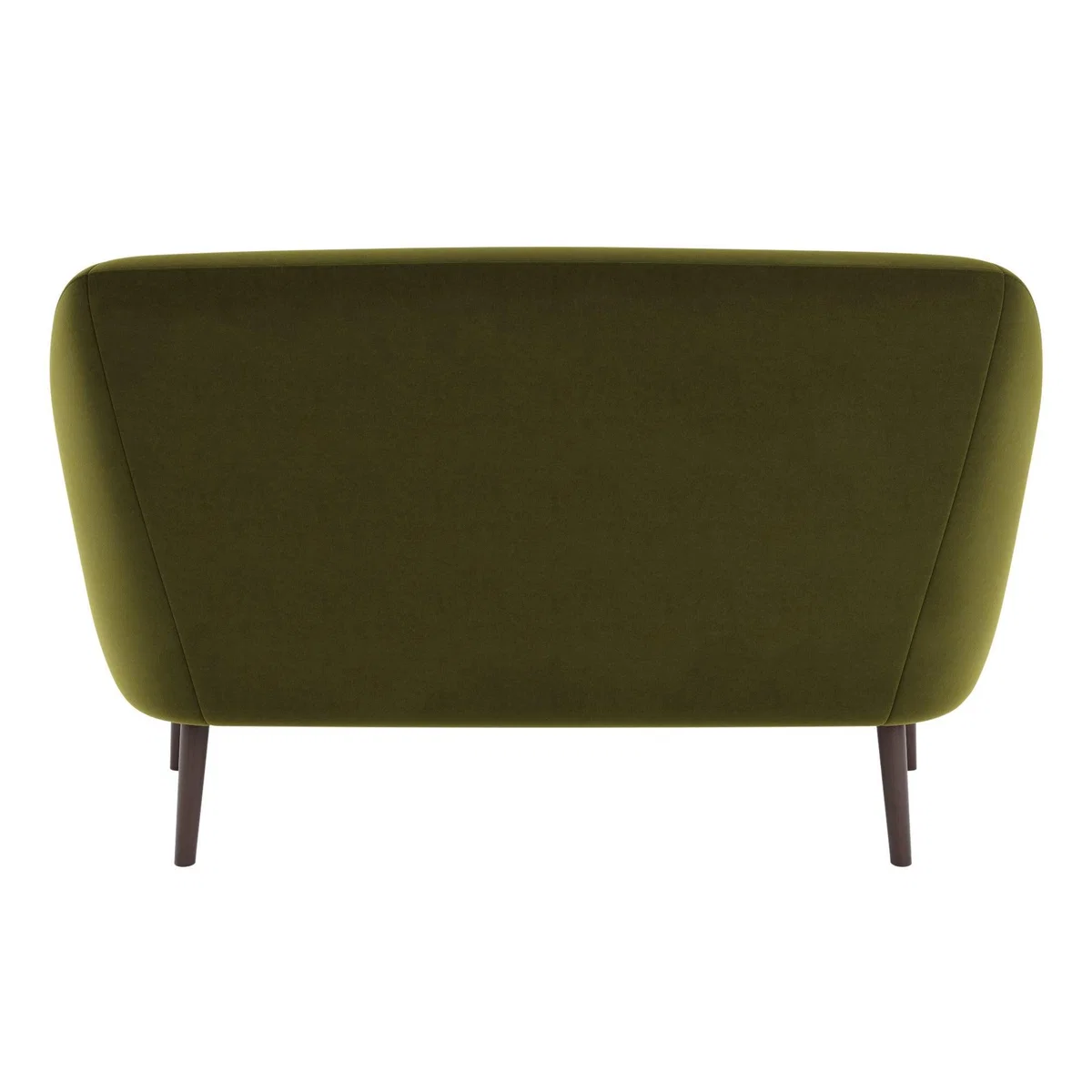 Eddie Velvet 2 Seater Compact Tub Sofa Olive (Green) – image 5