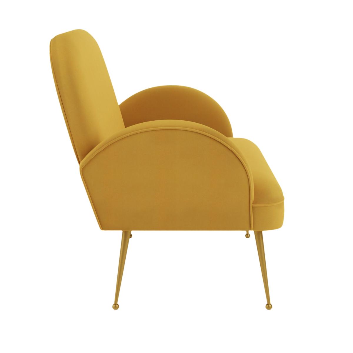 Kit Velvet 2 Seater Sofa Old Gold – image 4