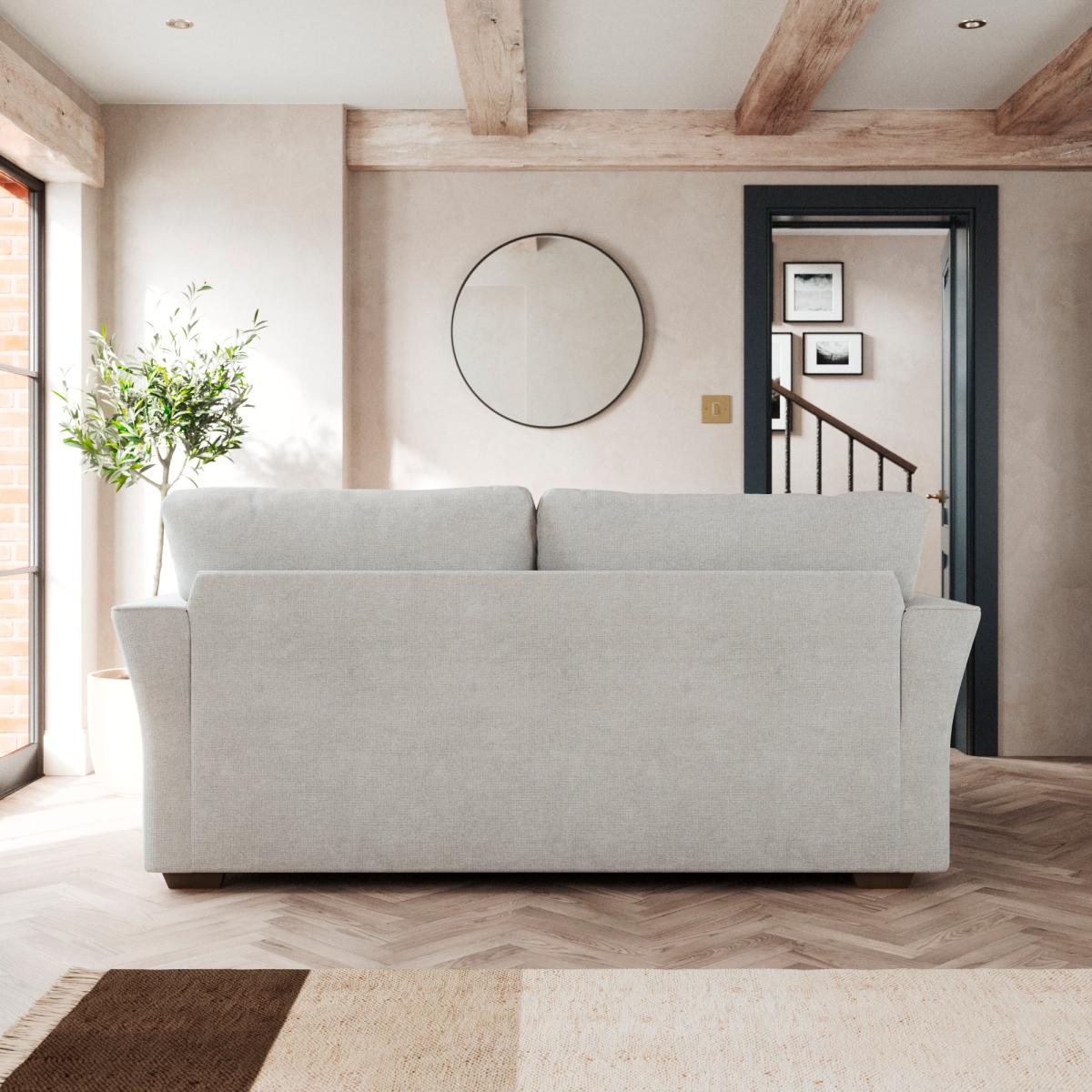 Blakeney 2 Seater Sofa Tonal Weave Silver – image 4