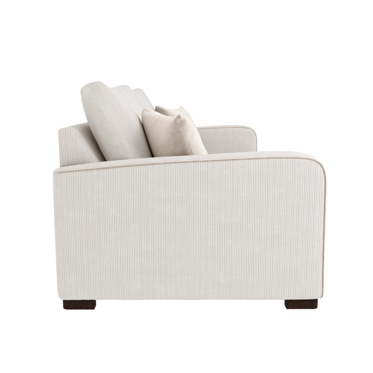 Carson Corduroy 2 Seater Sofa Sand – image 3