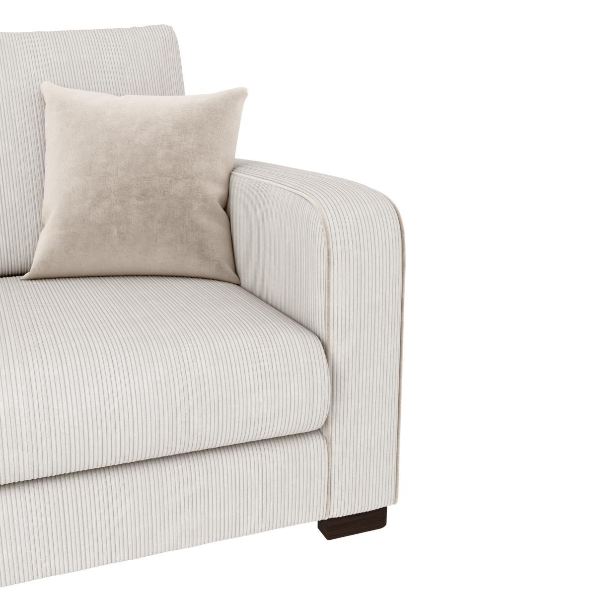 Carson Corduroy 2 Seater Sofa Sand – image 5