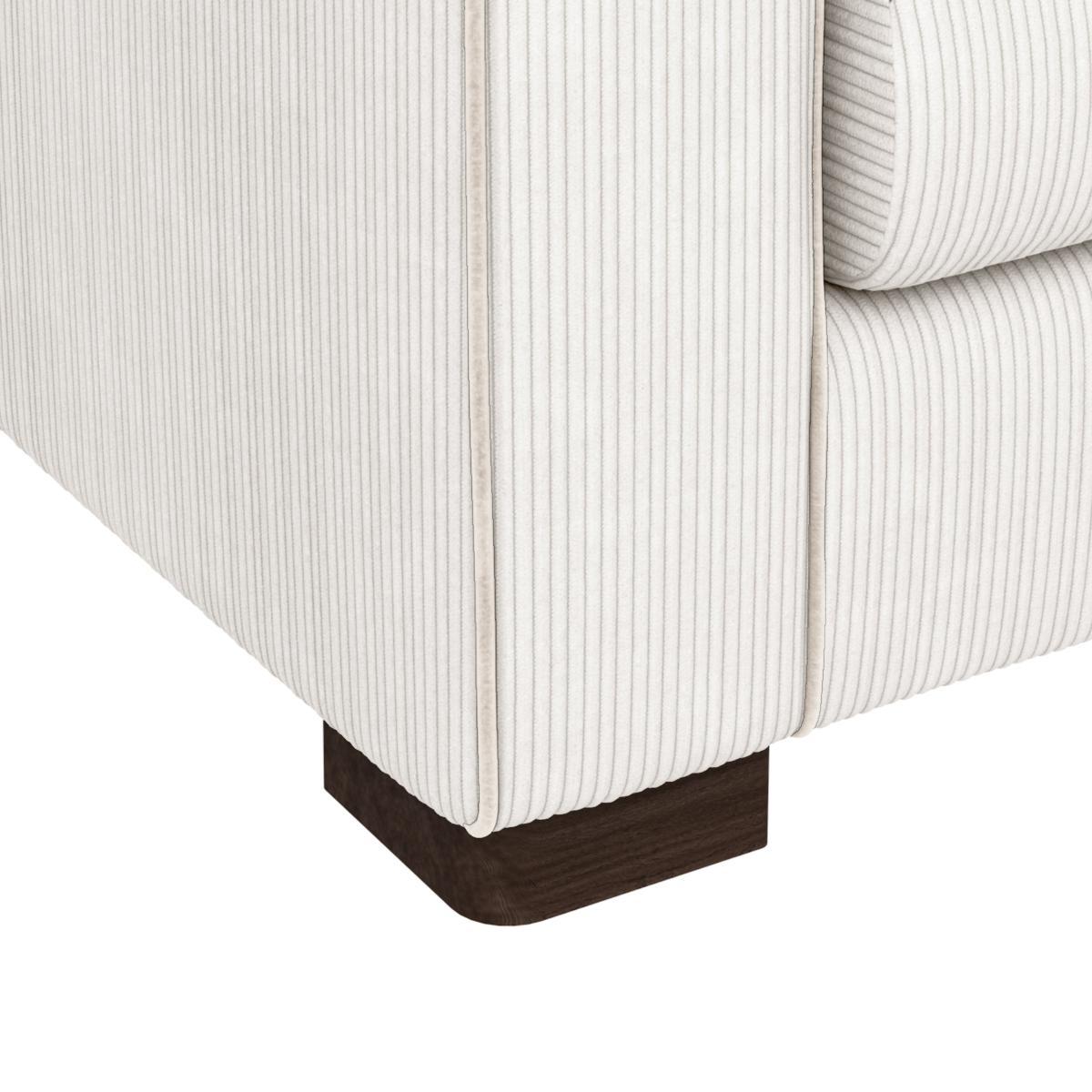 Carson Corduroy 2 Seater Sofa Sand – image 6