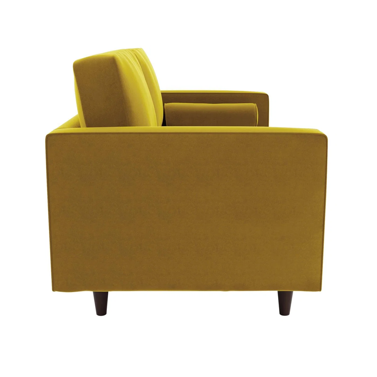 Zoe Velvet 2 Seater Sofa Honey (Yellow) – image 4