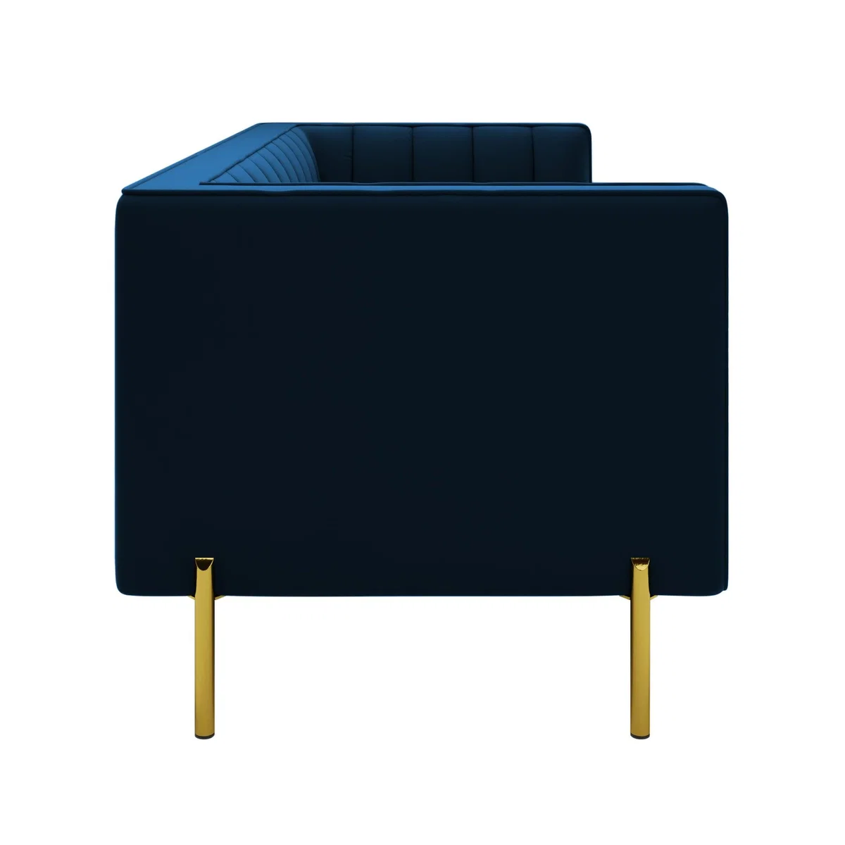 Bellamy Luxe Velvet 2 Seater Sofa Luxe Navy – image 4