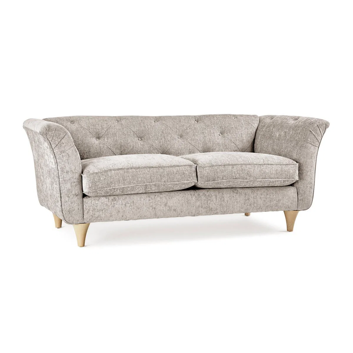 Jaipur 2 Seater Sofa Luxury Chenille Premium Chenille Grey – image 2