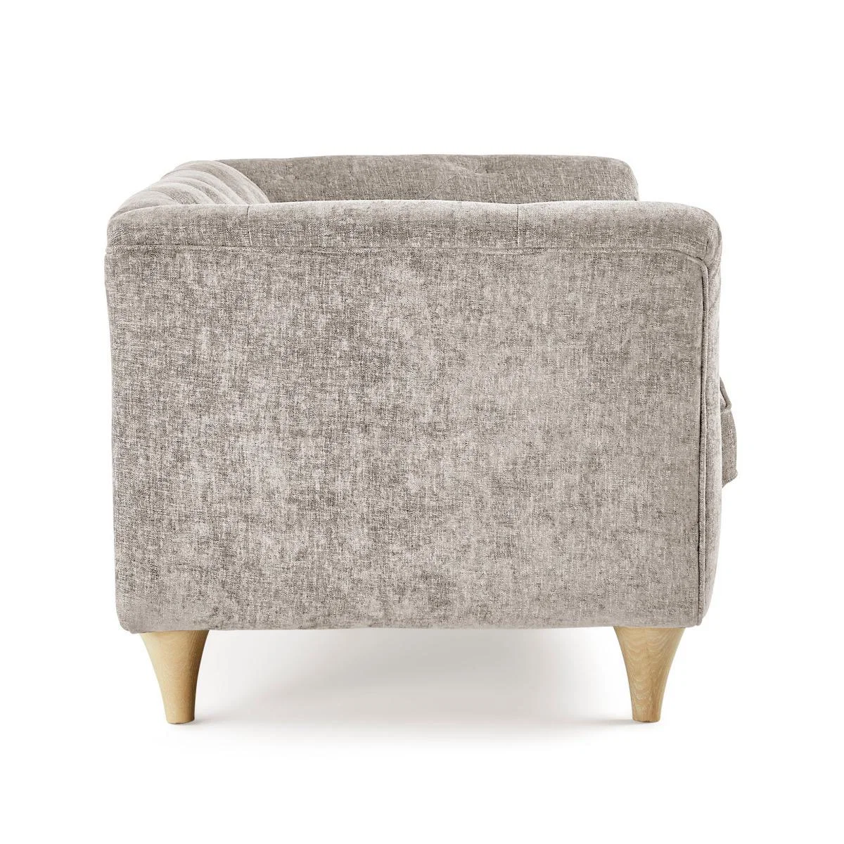Jaipur 2 Seater Sofa Luxury Chenille Premium Chenille Grey – image 3