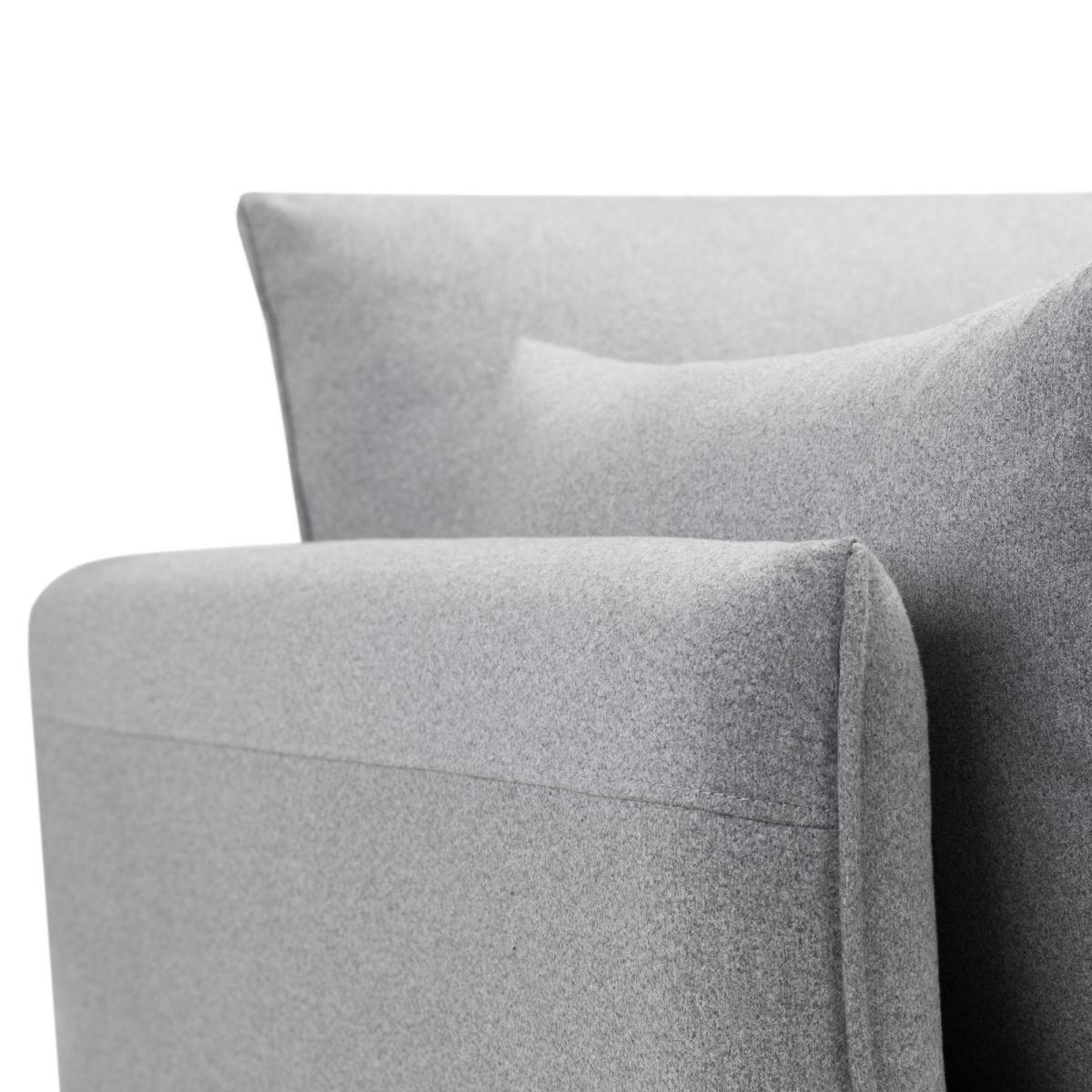 Rohe Fabric 2 Seater Sofa Platinum – image 4