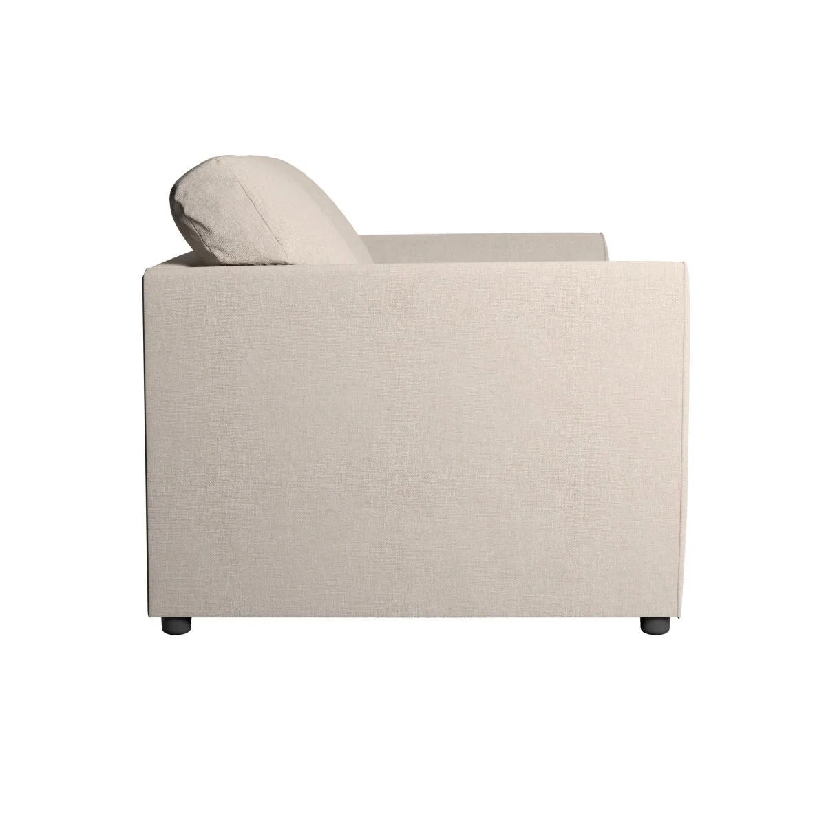 Blake Soft Texture Fabric 2 Seater Sofa Natural – image 5