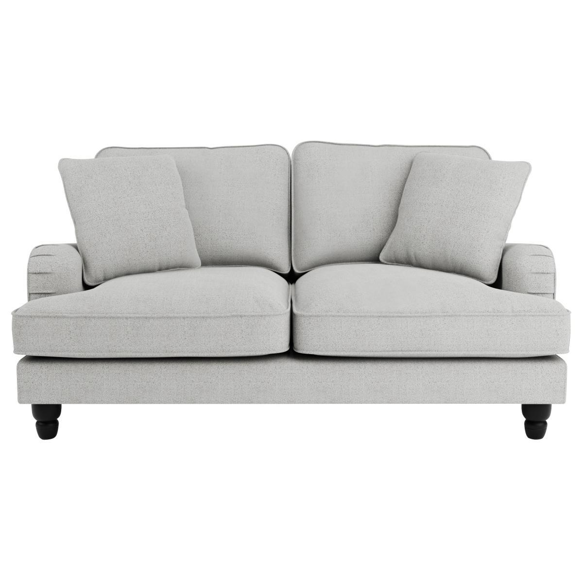 Beatrice Boucle 2 Seater Sofa Light Grey – image 2