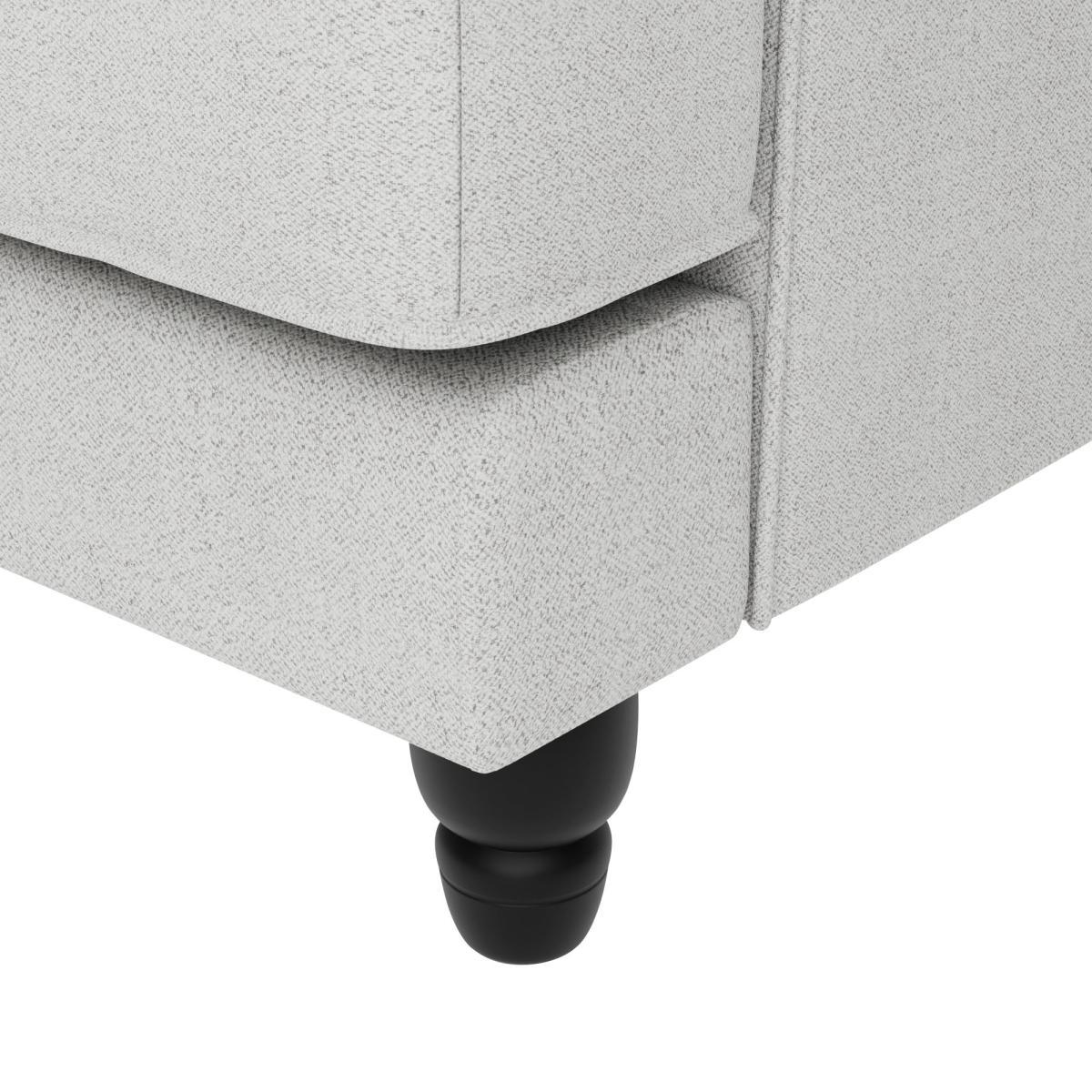 Beatrice Boucle 2 Seater Sofa Light Grey – image 6