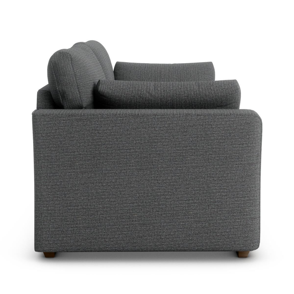 Blakeney Textured Weave 2 Seater Sofa Textured Weave Graphite – image 4