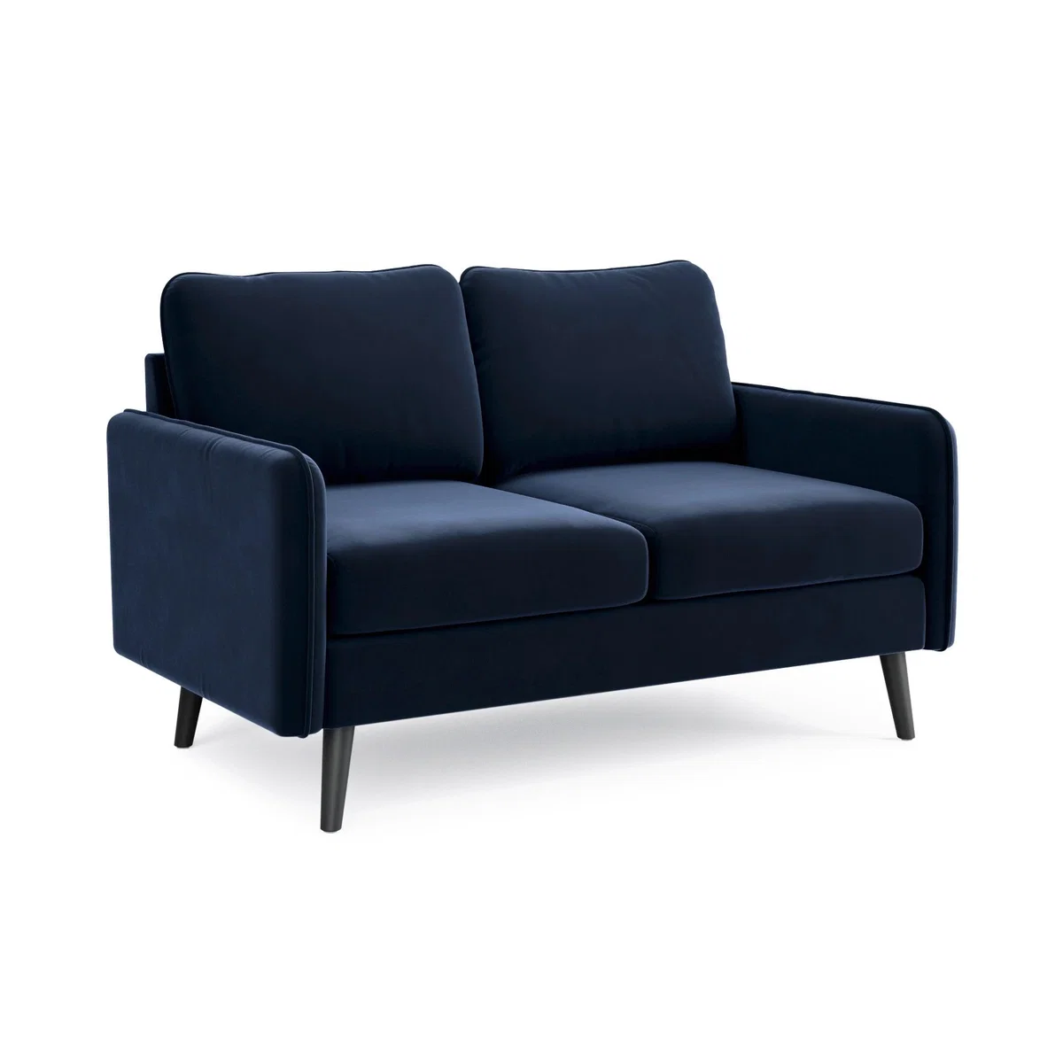 Milton Velvet 2 Seater Sofa in a Box Navy Blue – image 2
