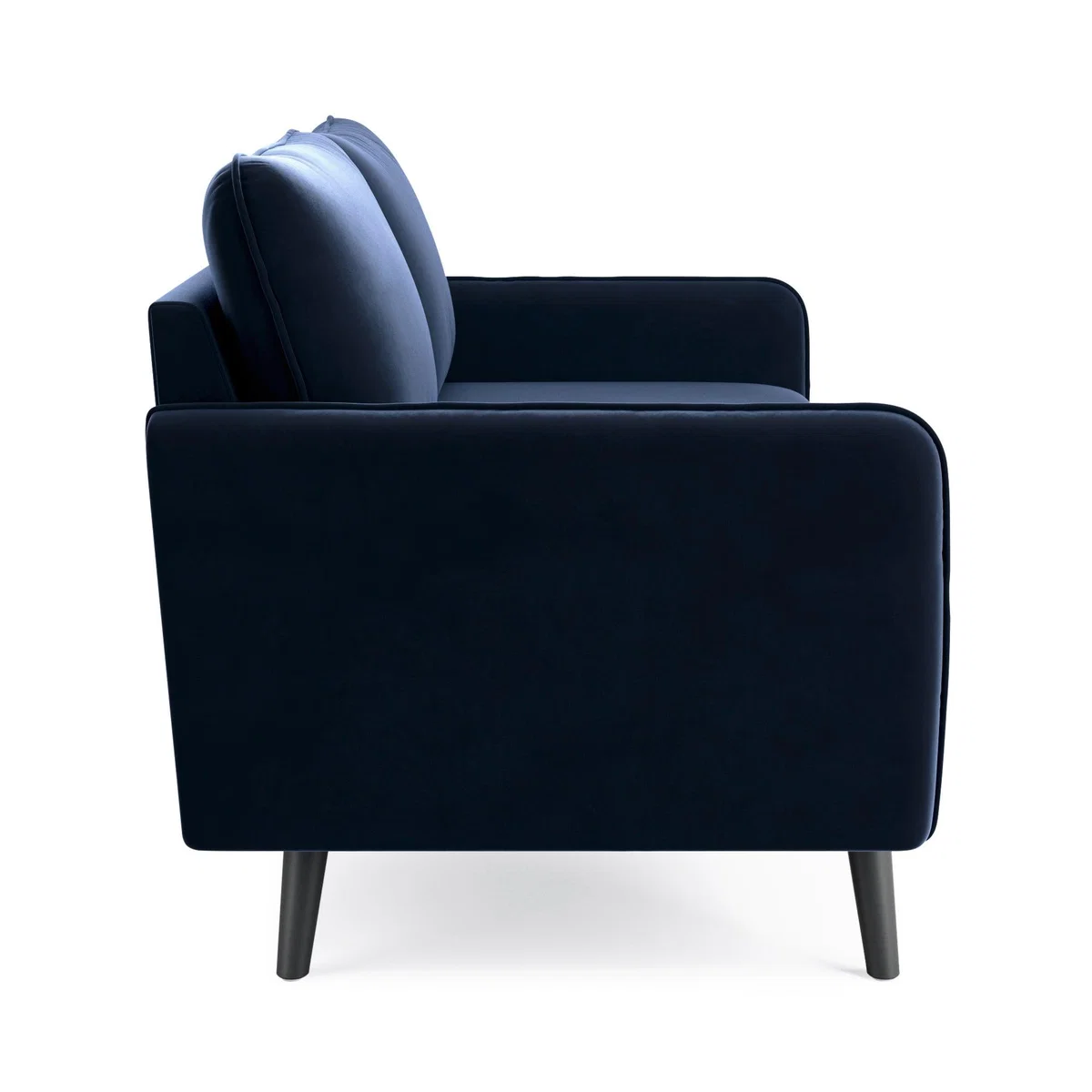 Milton Velvet 2 Seater Sofa in a Box Navy Blue – image 4