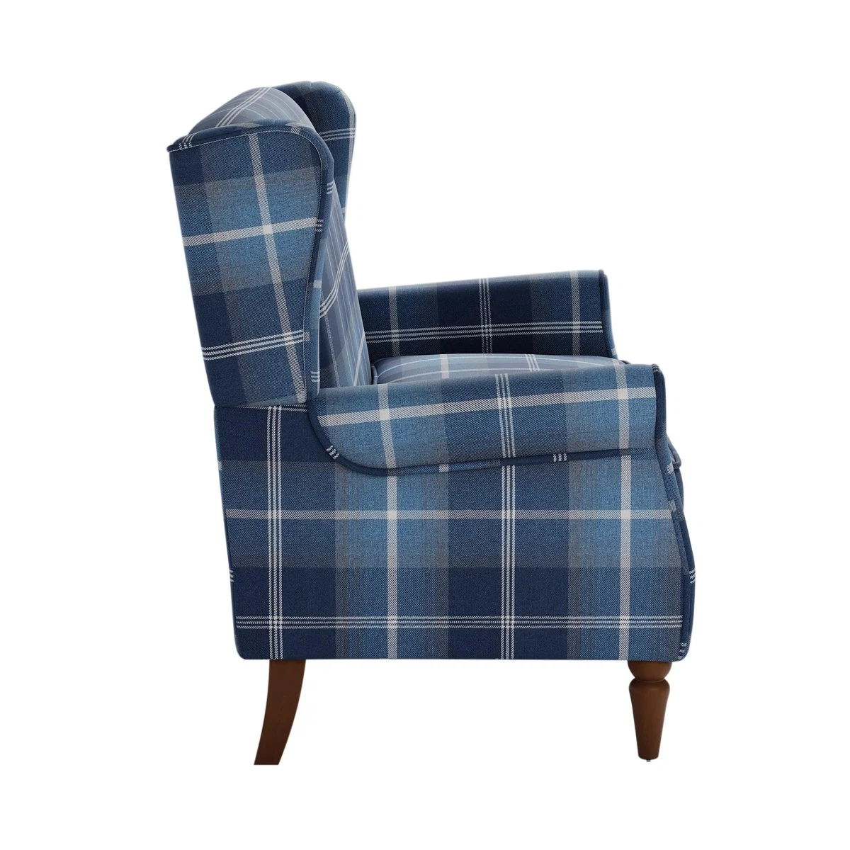 Oswald Small 2 Seater Sofa Navy Oswald Wingback – image 4